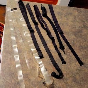 Bundle of bra straps.